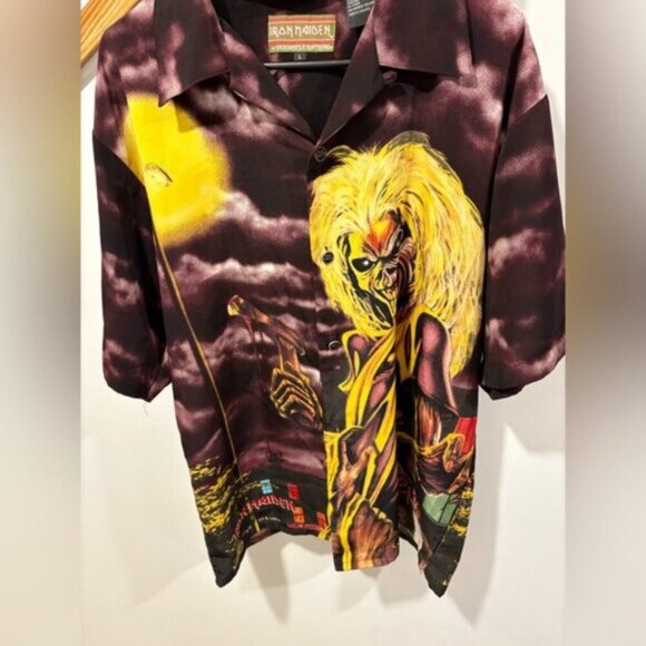 90s Vintage Iron Maiden Dragonfly AOP KillersAlbum Shirt - Picture 2 of 6